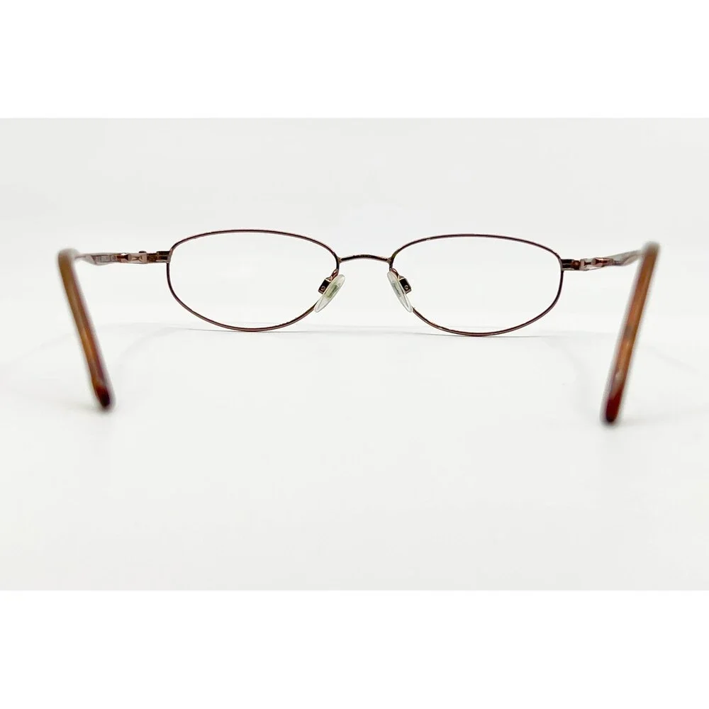 Revlon Eyeglasses Women Brown Oval RV 506 Brown Blush 48-15-135